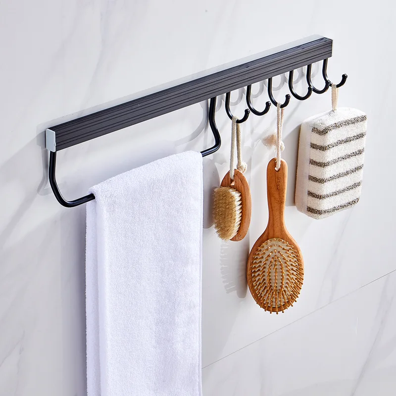 Multifunctional Bathroom Towel Hook Wall Mounted Kitchenware Storage Hanger Rack Home Supplies
Multifunctional Bathroom Towel Hook Wall Mounted Kitchenware Storage Hanger Rack Home Supplies