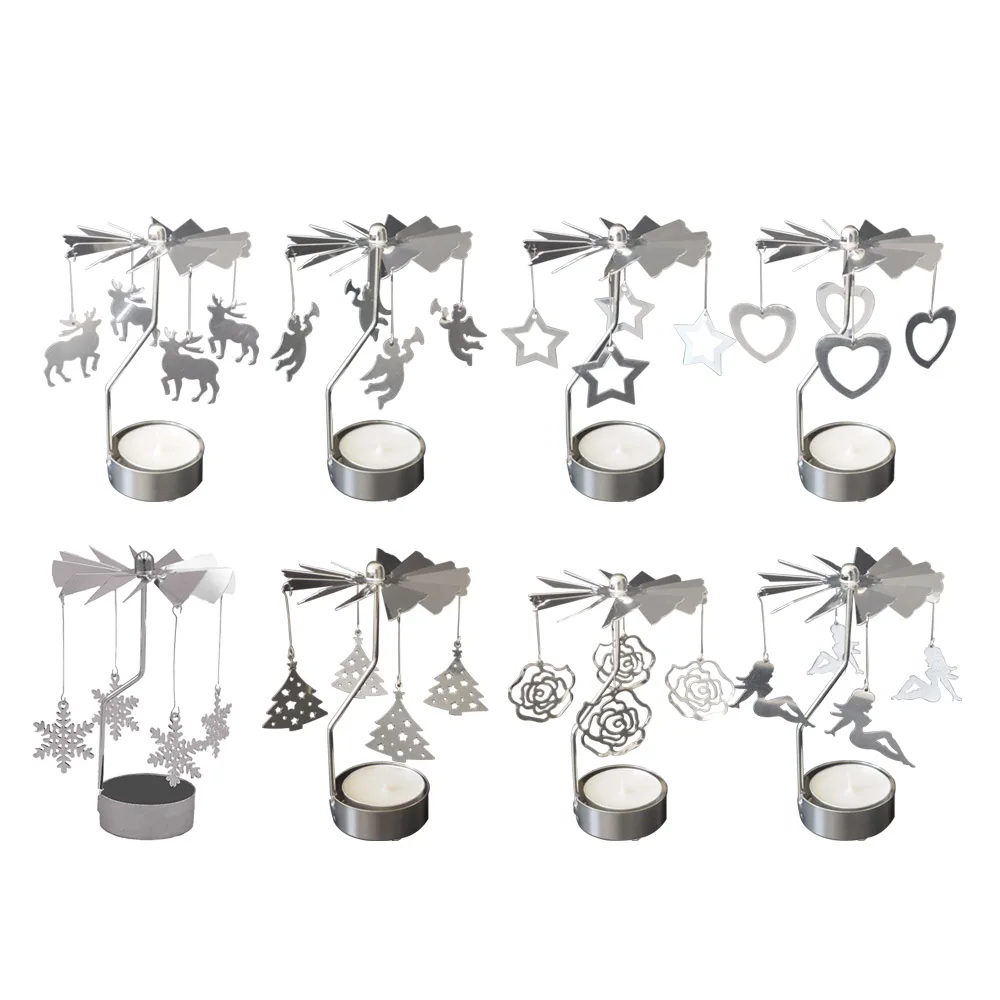 Romantic Rotation Candlestick Metal Candle Holder Beauty Rotary Spinning Carousel GOLD ANGELS Light Christmas Gift Candle Holder
Romantic Rotation Candlestick Metal Candle Holder Beauty Rotary Spinning Carousel GOLD ANGELS Light Christmas Gift Candle Holder