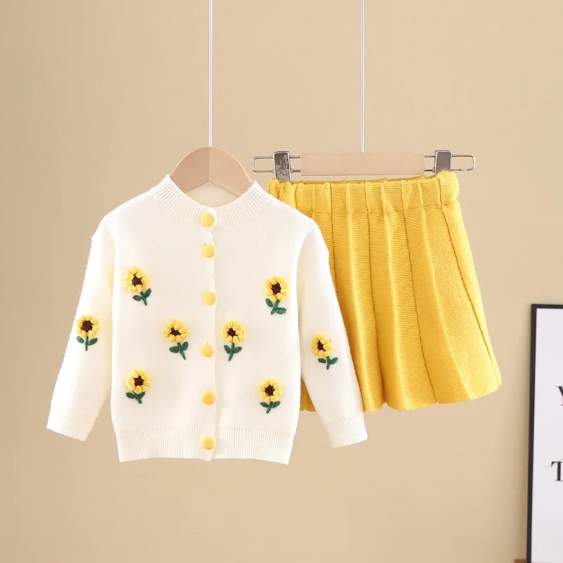 Two-piece Children's Knitted Cardigan Skirt Toddler Girl Winter Clothes Toddler Clothes 2022 Toddler Sweater Kids Winter Clothes
Two-piece Children's Knitted Cardigan Skirt Toddler Girl Winter Clothes Toddler Clothes 2022 Toddler Sweater Kids Winter Clothes