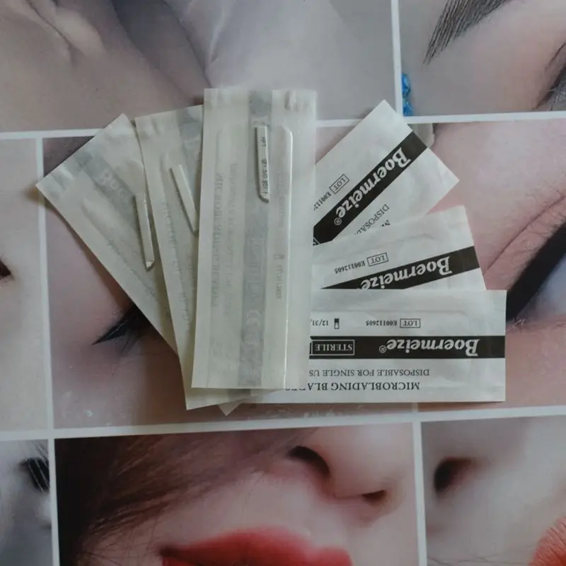 Tattoo Needles 12 pins Mircoblading Blades Beautiful Arc Manual Blades Permanent Makeup Fog Eyebrow Mircoblading Tattoo Needles
Tattoo Needles 12 pins Mircoblading Blades Beautiful Arc Manual Blades Permanent Makeup Fog Eyebrow Mircoblading Tattoo Needles