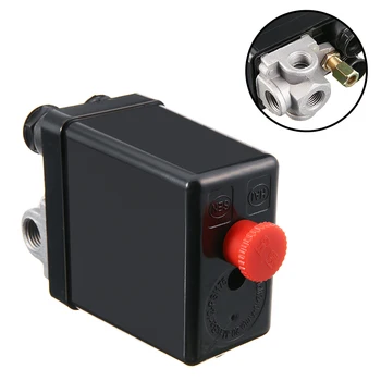 1pc Heavy Duty Air Compressor Pressure Control Switch Valve 175PSI 20A 4 Port Mini Pump Switch For Air Compressor
1pc Heavy Duty Air Compressor Pressure Control Switch Valve 175PSI 20A 4 Port Mini Pump Switch For Air Compressor