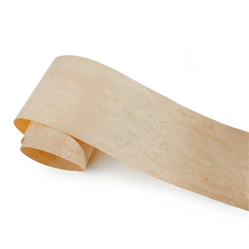 

Natural Genuine Canada Maple Skylark BirdsEye Wood Veneer for Furniture Vehicle Musical Instrument