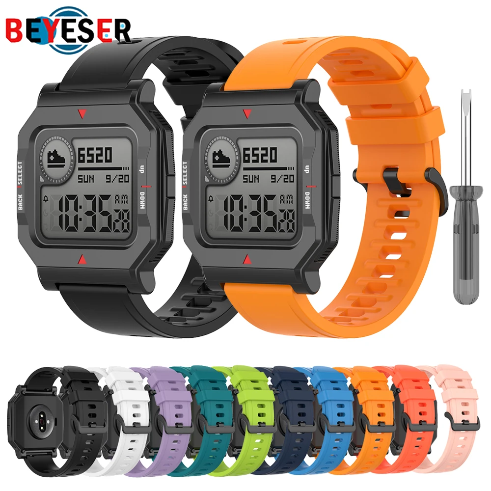 Ремешок силиконовый для смарт-часов Xiaomi Huami Amazfit Neo, сменный Браслет для часов Amazfit Neo
Ремешок силиконовый для смарт-часов Xiaomi Huami Amazfit Neo, сменный Браслет для часов Amazfit Neo