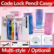 Pencil Case Code Lock Pen Box NBX Password Pencil Case Large Capacity Stationery Box Multi-Function Cylindrical Pencil Box
Pencil Case Code Lock Pen Box NBX Password Pencil Case Large Capacity Stationery Box Multi-Function Cylindrical Pencil Box