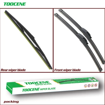 Front And Rear Wiper Blades For Hyundai Santa Fe 2006-2012 24+18+14 Rubber Windscreen Windshield Wipers Car Accessories