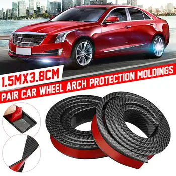 1.5m Pair Rubber Car Mudguard Trim Wheel Arch Protection Moldings for most cars trucks SUVs Car Styling Moulding
1.5m Pair Rubber Car Mudguard Trim Wheel Arch Protection Moldings for most cars trucks SUVs Car Styling Moulding
