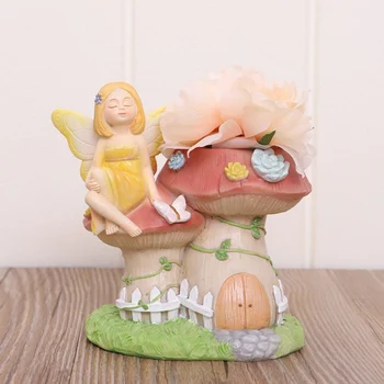 Resin Succulent Plants Flower Pot Creative Flower Fairy Shape Indoor Decorative Planter Cactus Bonsai Pots Home Garden Decor 
Resin Succulent Plants Flower Pot Creative Flower Fairy Shape Indoor Decorative Planter Cactus Bonsai Pots Home Garden Decor