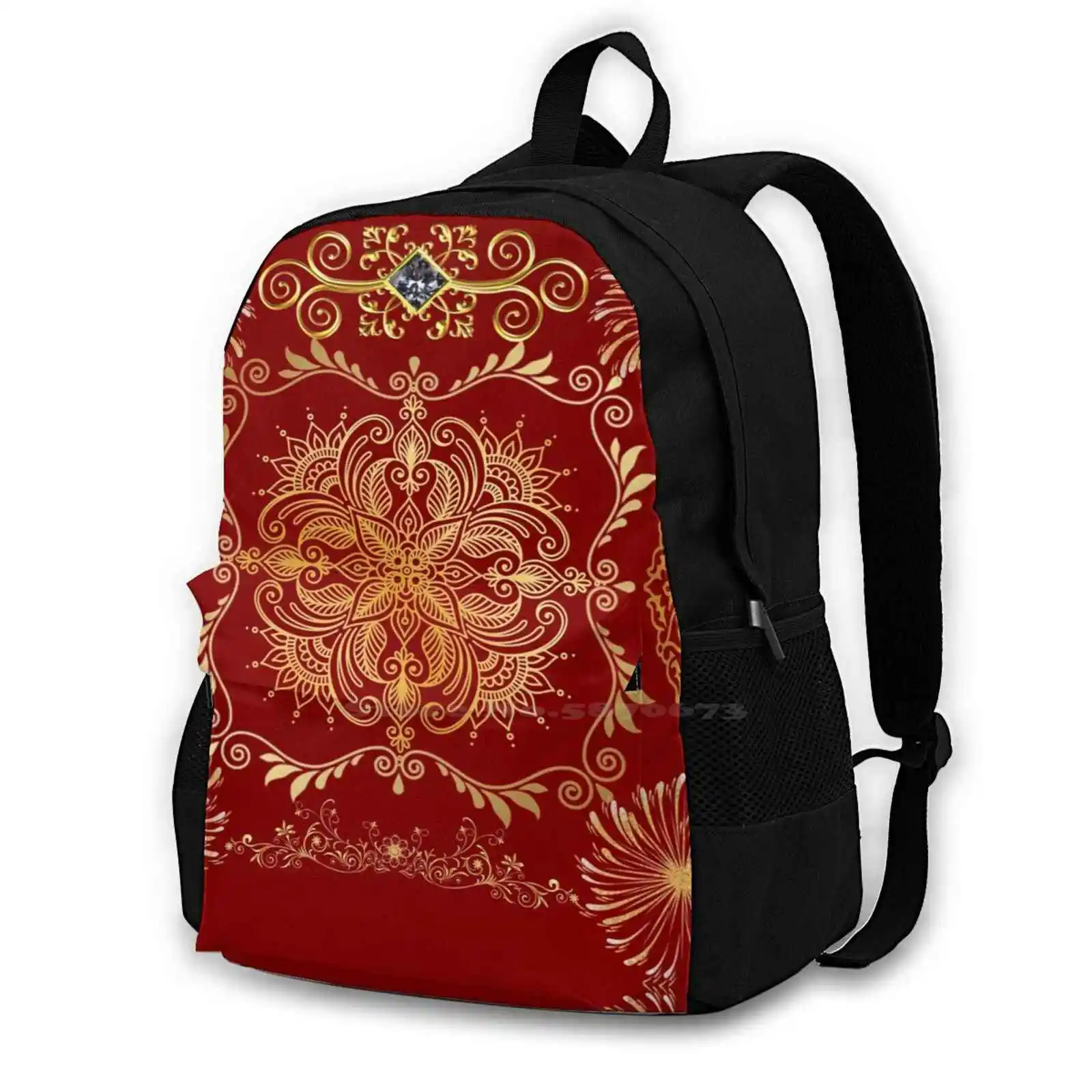 Golden Decoration ( Version ) . Large Capacity Fashion Backpack Laptop Travel Bags Flower Cute Flower Nature Pattern Pretty Flow
Golden Decoration ( Version ) . Large Capacity Fashion Backpack Laptop Travel Bags Flower Cute Flower Nature Pattern Pretty Flow