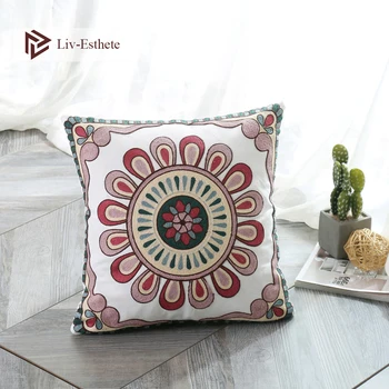 Liv-Esthete Modern European Bohemia100% Cotton Cushion Cover Embroidery Decorative Square Pillow Cover For Sofa Bed Car 45x45cm
Liv-Esthete Modern European Bohemia100% Cotton Cushion Cover Embroidery Decorative Square Pillow Cover For Sofa Bed Car 45x45cm