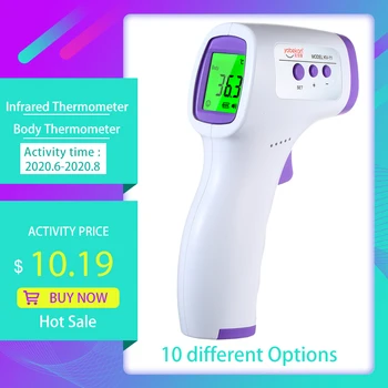 Non-contact IR Infrared Thermometer Infrared Forehead Digital Temperature Measurement Gun LCD Digital Display Body Thermometer
Non-contact IR Infrared Thermometer Infrared Forehead Digital Temperature Measurement Gun LCD Digital Display Body Thermometer