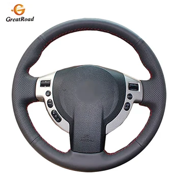 Hand-stitched Black Genuine leather Car Steering Wheel Covers Wrap for Nissan Qashqai 2007-2013 Rogue 2008-2013 X-Trail
Hand-stitched Black Genuine leather Car Steering Wheel Covers Wrap for Nissan Qashqai 2007-2013 Rogue 2008-2013 X-Trail