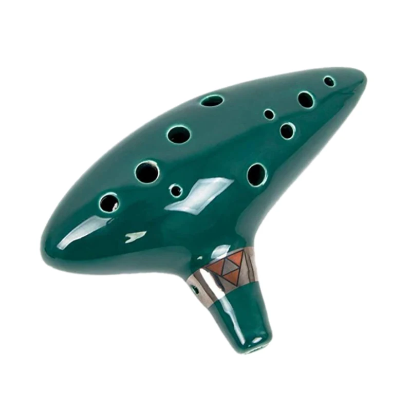 12 отверстий Alto C Legend of Zelda Ocarina флейта (шейный ремешок цвета) | Спорт и развлечения