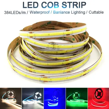 COB LED Strip Light Tape 12V 24V 5V Soft Flexible LED Bar Lamp with Sticker CRI 90 RA 0.5m 1m 5m Warm Cold White Red Blue Green
COB LED Strip Light Tape 12V 24V 5V Soft Flexible LED Bar Lamp with Sticker CRI 90 RA 0.5m 1m 5m Warm Cold White Red Blue Green