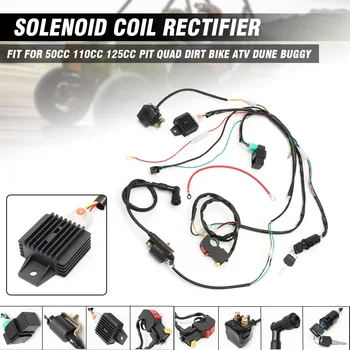 Motorcycle CDI Wiring Harness Loom Solenoid Ignition Coil Rectifier for 50cc 110cc 125cc PIT Quad Dirt Bike ATV For DUNE
Motorcycle CDI Wiring Harness Loom Solenoid Ignition Coil Rectifier for 50cc 110cc 125cc PIT Quad Dirt Bike ATV For DUNE