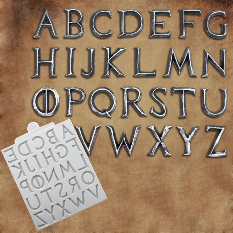 Iron Alphabet Mould Silicone Mold Fondant Cake Decorating Tool Gumpaste Sugarcraft Chocolate Forms Bakeware
Iron Alphabet Mould Silicone Mold Fondant Cake Decorating Tool Gumpaste Sugarcraft Chocolate Forms Bakeware