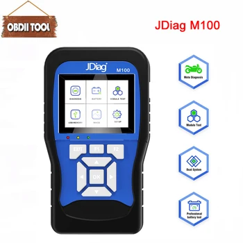 JDiag M100 Motorcycle Scanner Universal Motorbike Diagnostic Tool 12V Battery Tester Intelligent Dual System Moto Scan Tool
JDiag M100 Motorcycle Scanner Universal Motorbike Diagnostic Tool 12V Battery Tester Intelligent Dual System Moto Scan Tool