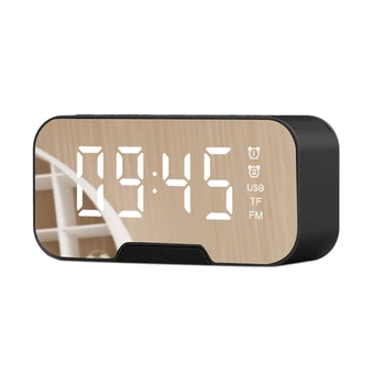 G5 Bluetooth 5.0 Wireless Loudspeaker Alarm Clock Radio with Mirror LED Dimming Display Sn Supports TF Card Wireless Speaker
G5 Bluetooth 5.0 Wireless Loudspeaker Alarm Clock Radio with Mirror LED Dimming Display Sn Supports TF Card Wireless Speaker