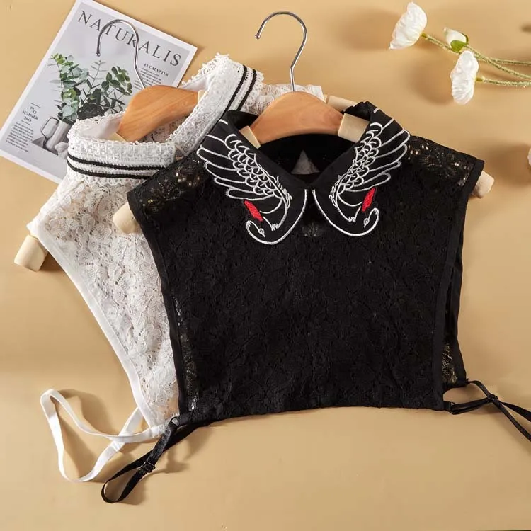 Adult Chiffon Fake Collars for Women Detachable Collar Ladies Lace Floral Blouse Half Shirt Decoration Flase Collar Nep Kraagie 
Adult Chiffon Fake Collars for Women Detachable Collar Ladies Lace Floral Blouse Half Shirt Decoration Flase Collar Nep Kraagie