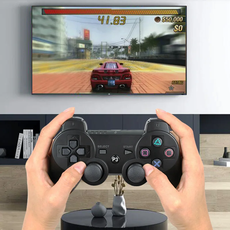 

Беспроводной Bluetooth-совместимый геймпад для PS3, контроллер, игровая консоль, джойстик, пульт дистанционного управления для Playstation 3, геймпады