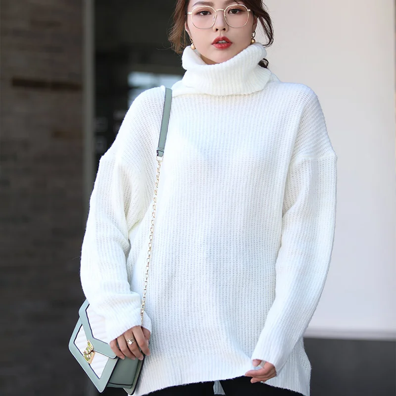 Women's Sweater Autumn Oversize Knitted Pullovers Long Batwing Sleeve Winter Solid Women Sweaters 2019 Casual Basic Top Jumper
Women's Sweater Autumn Oversize Knitted Pullovers Long Batwing Sleeve Winter Solid Women Sweaters 2019 Casual Basic Top Jumper