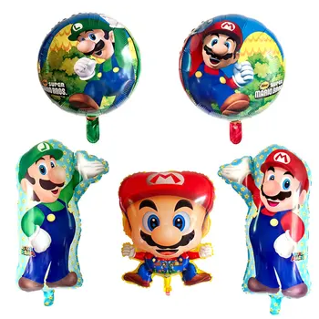50 Pcs Super Mario Bros Balloons Birthday Party Luigi Mario Bros Helium Balloon Globos Children's Day Gift Decoration Supplies
50 Pcs Super Mario Bros Balloons Birthday Party Luigi Mario Bros Helium Balloon Globos Children's Day Gift Decoration Supplies