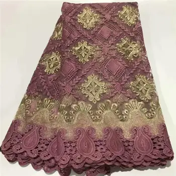 New Africa Lace In Fabrics Net Lace Nigerian Embroidered Stone African Lace Fabric French Lace For Women Party Dress HX3011 
New Africa Lace In Fabrics Net Lace Nigerian Embroidered Stone African Lace Fabric French Lace For Women Party Dress HX3011