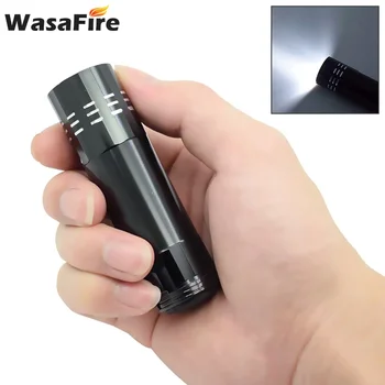 Portable 9 LED Mini Pocket Flashlights UV Violet LED Flashlight Aluminium Alloy Anti-counterfeiting Identify Money Tactical Lamp 
Portable 9 LED Mini Pocket Flashlights UV Violet LED Flashlight Aluminium Alloy Anti-counterfeiting Identify Money Tactical Lamp
