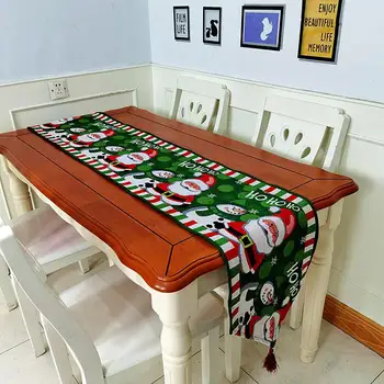 Santa Western table mat table runner tablecloth long table bed bar flag 
Santa Western table mat table runner tablecloth long table bed bar flag
