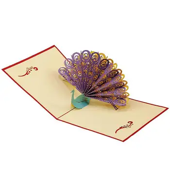 Peacock 3D UP Cards Birthday with Envelope Sticker Invitation Card Box Postcards Animal Gift Laser Cut Greeting K3I3
Peacock 3D UP Cards Birthday with Envelope Sticker Invitation Card Box Postcards Animal Gift Laser Cut Greeting K3I3
