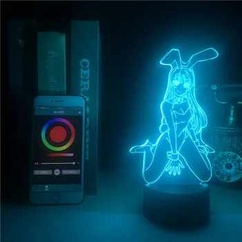 Clock Base Table 3D Anime Lamp Darling In The FranXX 02 Halloween Holiday Bunny Souvenir Multi-color Touch Sensor Sensor Modern
Clock Base Table 3D Anime Lamp Darling In The FranXX 02 Halloween Holiday Bunny Souvenir Multi-color Touch Sensor Sensor Modern