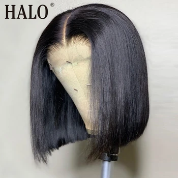 HALO Short Bob 13x1 Lace Closure Wig Straight Brazilian Lace Front Human Hair Wigs For Black Women Pre Plucked With Baby Hair
HALO Short Bob 13x1 Lace Closure Wig Straight Brazilian Lace Front Human Hair Wigs For Black Women Pre Plucked With Baby Hair