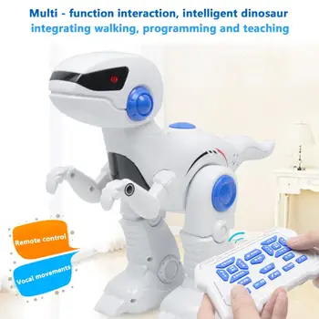 RC Robot Dinosaur Intelligent Remote Control Tyrannosaurus Model With Music Light Walking Programming Function Electric Toy
RC Robot Dinosaur Intelligent Remote Control Tyrannosaurus Model With Music Light Walking Programming Function Electric Toy