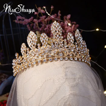 NiuShuya New Crystal Bride Tiaras Crown Baroque Wedding Hair Accessories Fashion Ladies Rhinestones Headdress Hair Accessories 
NiuShuya New Crystal Bride Tiaras Crown Baroque Wedding Hair Accessories Fashion Ladies Rhinestones Headdress Hair Accessories