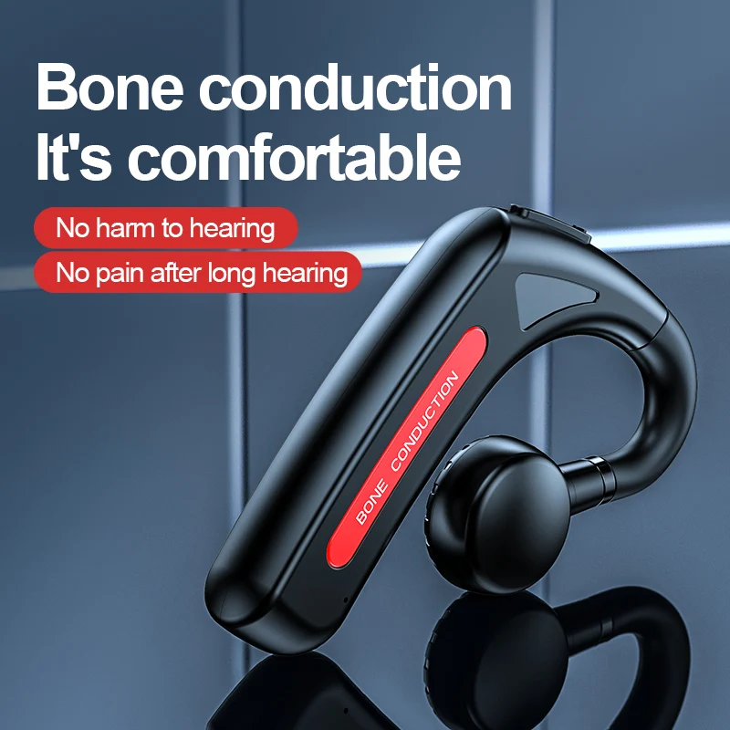 2022 New Bone Conduction Earphone Bluetooth 5.1 Headset Wireless Ear Hook Handsfree Earbuds With Mic Noise Reduction
2022 New Bone Conduction Earphone Bluetooth 5.1 Headset Wireless Ear Hook Handsfree Earbuds With Mic Noise Reduction