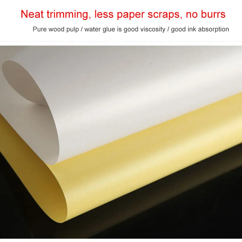 Sticker Paper 100Pcs A4 Self Adhesive Sticker Label Paper Sticker for Laser Printer Inkjet Office 3D Printer Parts Accessories
Sticker Paper 100Pcs A4 Self Adhesive Sticker Label Paper Sticker for Laser Printer Inkjet Office 3D Printer Parts Accessories