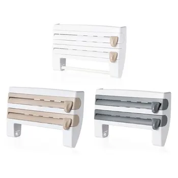 Kitchen Multi-Function Cutter Cling Film Cutter Tin Foil Oil Paper Cutter Multifunctional Storage Rack
Kitchen Multi-Function Cutter Cling Film Cutter Tin Foil Oil Paper Cutter Multifunctional Storage Rack