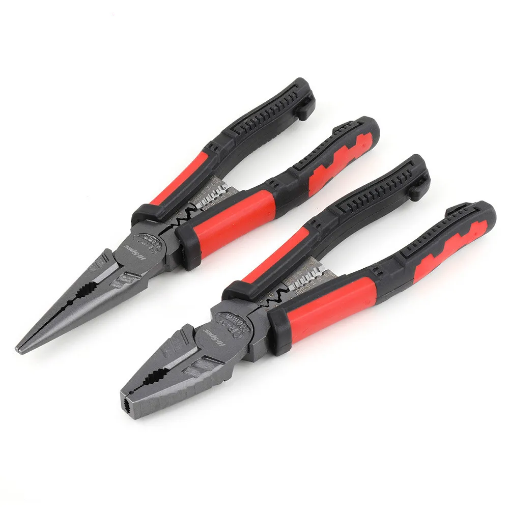 Multifunction Set Hand Tools Wire Pliers Cutter Stripper Crimper Needle Nose Nipper Stripping Crimping Locksmith Tools
Multifunction Set Hand Tools Wire Pliers Cutter Stripper Crimper Needle Nose Nipper Stripping Crimping Locksmith Tools