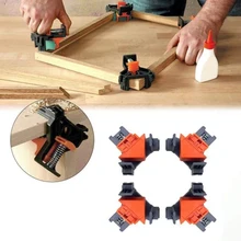 4PCS Adjustable 90 Degree Right Angle Clamp Fixing Clips Picture Frame Corner Clamp Woodworking Hand Tool Angle Clamp Pipe Clamp
4PCS Adjustable 90 Degree Right Angle Clamp Fixing Clips Picture Frame Corner Clamp Woodworking Hand Tool Angle Clamp Pipe Clamp