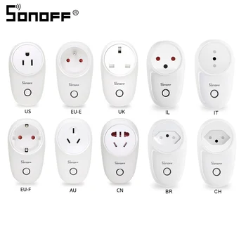 SONOFF S26/Mini/Basic Switch WiFi Smart Socket EU/UK/CN/AU/US/IL/CH/IT/BR Wireless Plug Smart Home Work With Alexa Google Home
SONOFF S26/Mini/Basic Switch WiFi Smart Socket EU/UK/CN/AU/US/IL/CH/IT/BR Wireless Plug Smart Home Work With Alexa Google Home