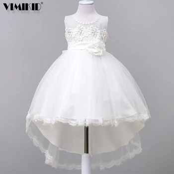Girl Fashion Dress Wedding Dress Flower Girl Costume Sleeveless Pearl Lace Pure White Party Dress k1
Girl Fashion Dress Wedding Dress Flower Girl Costume Sleeveless Pearl Lace Pure White Party Dress k1