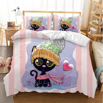 Children Cartoon Soft Cute Bedding Set Lovely Couple Twin Full King Single Double Size Duvet Cover Pillow Cases bedroom Gifts
Children Cartoon Soft Cute Bedding Set Lovely Couple Twin Full King Single Double Size Duvet Cover Pillow Cases bedroom Gifts