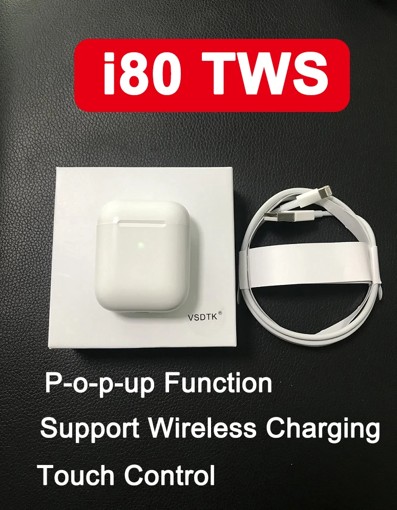 P-o-p-up i80 TWS AP2 wireless charge Bluetooth 5.0 headset Touch Control 6D Super Bass Earphone PK i15 i10 i90 i500 i30 i20 i100
P-o-p-up i80 TWS AP2 wireless charge Bluetooth 5.0 headset Touch Control 6D Super Bass Earphone PK i15 i10 i90 i500 i30 i20 i100