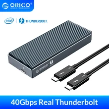 ORICO Thunderbolt 3 40Gbps NVME M.2 SSD Enclosure 2TB Aluminum USB C with 40Gbps Thunderbolt 3 C to C Cable For Laptop Desktop
ORICO Thunderbolt 3 40Gbps NVME M.2 SSD Enclosure 2TB Aluminum USB C with 40Gbps Thunderbolt 3 C to C Cable For Laptop Desktop