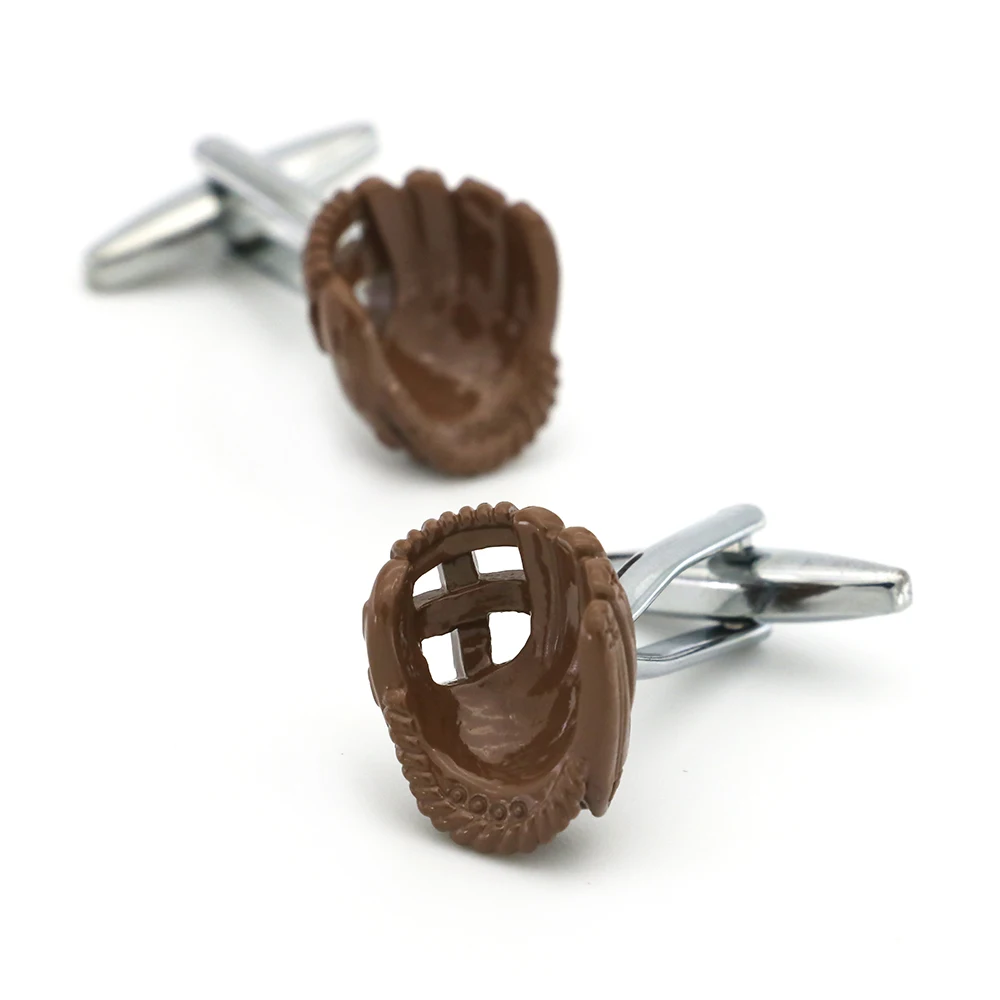 Baseball Gloves Cuff Links For Men Sport Design Quality Brass Material Coffee Color Cuff Links Wholesale&retail
Baseball Gloves Cuff Links For Men Sport Design Quality Brass Material Coffee Color Cuff Links Wholesale&retail
