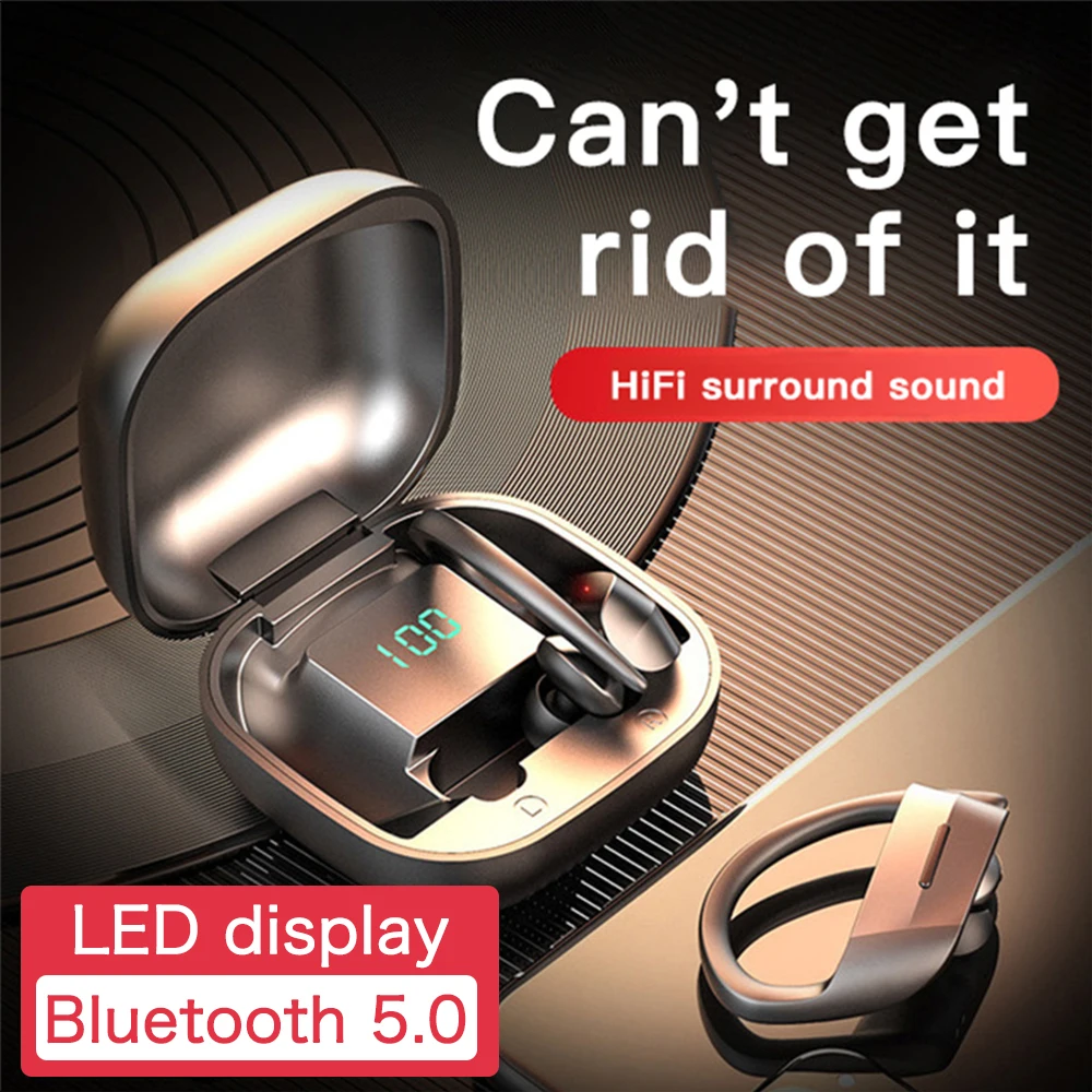 258 TWS Wireless Bluetooth Earphone 5.0 Headphones HD Stere Sport Waterproof Earbuds With Mic With Charging Box Digital Display 
258 TWS Wireless Bluetooth Earphone 5.0 Headphones HD Stere Sport Waterproof Earbuds With Mic With Charging Box Digital Display