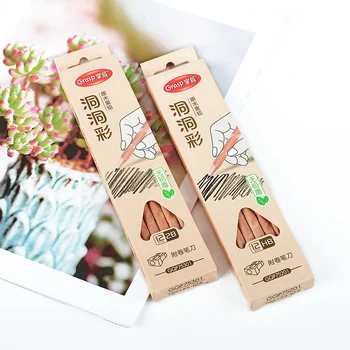 12 Pcs/box HB 2B Pencil Sketch Drawing Pencil Set Graphite Pencils Corrective Grip Triangle Pole Pencils For School Supplies
12 Pcs/box HB 2B Pencil Sketch Drawing Pencil Set Graphite Pencils Corrective Grip Triangle Pole Pencils For School Supplies