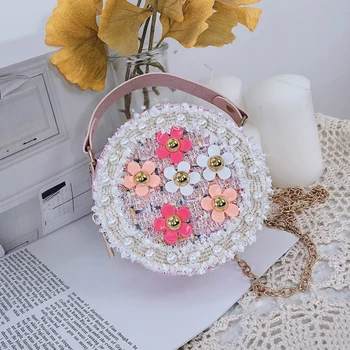 New Fashion Children Shoulder Bag Chain Wool Girls Flower Pearl Mini Messenger Crossbody Bags Change Coin Purse Princess Handbag
New Fashion Children Shoulder Bag Chain Wool Girls Flower Pearl Mini Messenger Crossbody Bags Change Coin Purse Princess Handbag