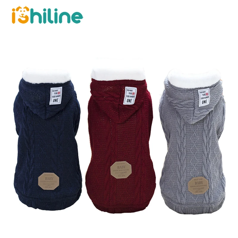 Autumn Winter Pet Dog Clothes Warm Knitting Acrylic Dog Coat Jackets Sport Style Puppy Hooded Clothing For Small Medium Dogs
Autumn Winter Pet Dog Clothes Warm Knitting Acrylic Dog Coat Jackets Sport Style Puppy Hooded Clothing For Small Medium Dogs