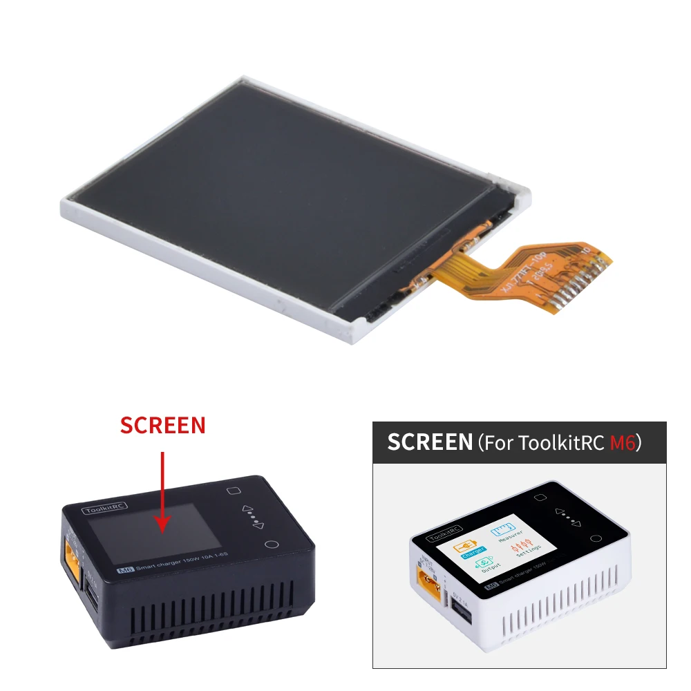 ToolkitRC M6 Original Color Screen Fuse for ToolkitRC M6 Battery Balance Charger
ToolkitRC M6 Original Color Screen Fuse for ToolkitRC M6 Battery Balance Charger