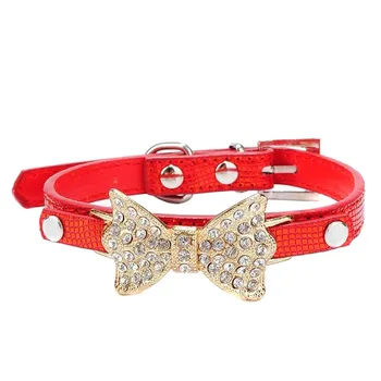 XS/S/M Rhinestone Dog Collars Small Dogs Sparkling Crystal Bow Leather Pet Collar Necklace Collars, Harnesses & Leads TB Sale
XS/S/M Rhinestone Dog Collars Small Dogs Sparkling Crystal Bow Leather Pet Collar Necklace Collars, Harnesses & Leads TB Sale
